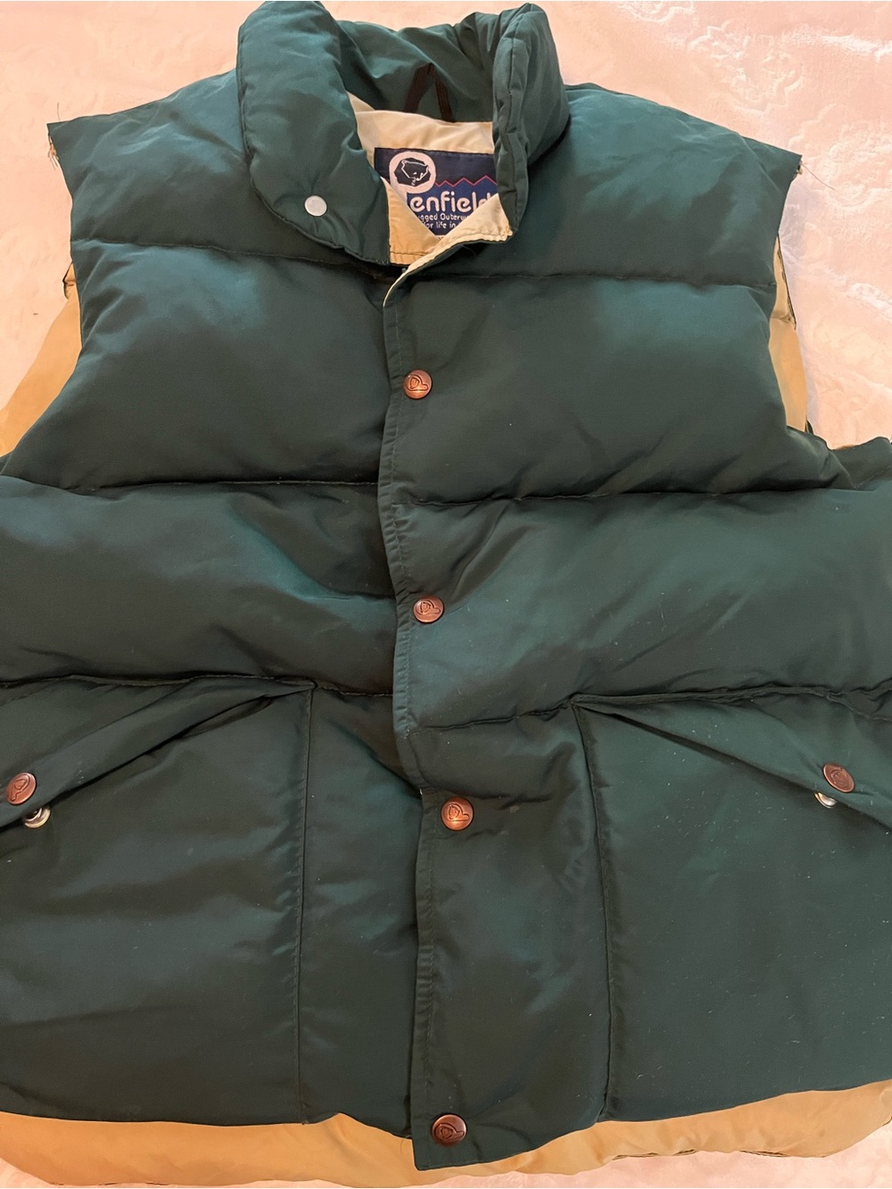 Vintage 70's Penfield down filled Men's Forest Green Puffer Vest